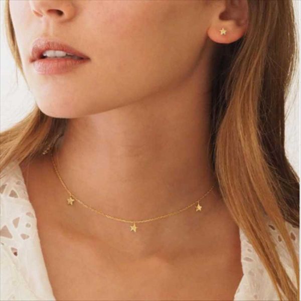 chokers s stars pendant clavicle chain necklace for women girls gold color chunky choker necklaces boho fashion jewelry gift, Golden;silver
chokers s stars pendant clavicle chain necklace for women girls gold color chunky choker necklaces boho fashion jewelry gift, Golden;silver