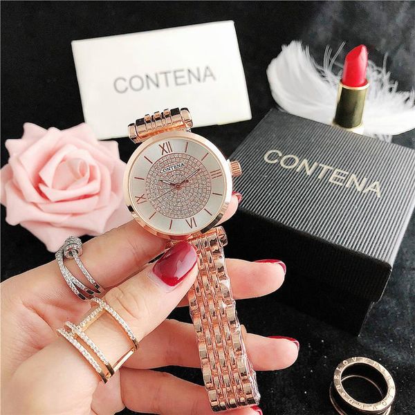 wristwatches montre femme wristwatch ladies watch for women designer design diamond watches bracelet clock relogio feminino, Slivery;brown
wristwatches montre femme wristwatch ladies watch for women designer design diamond watches bracelet clock relogio feminino, Slivery;brown
