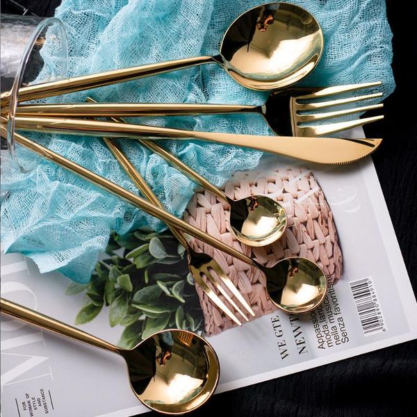 spoons dinnerware set 304 stainless steel cutlery kitchen mirror gold tableware knife fork spoon dinner
spoons dinnerware set 304 stainless steel cutlery kitchen mirror gold tableware knife fork spoon dinner