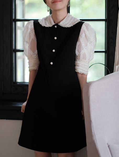 casual dresses ultra heavy industry hepburn baby collar style shows fine-tempered bubble lapel dress n9lh, Black;gray
casual dresses ultra heavy industry hepburn baby collar style shows fine-tempered bubble lapel dress n9lh, Black;gray