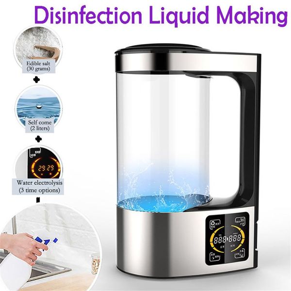 watering equipments 2000ml portable disinfection liquid making machine household water generator homemade sodium hypochlorite maker
watering equipments 2000ml portable disinfection liquid making machine household water generator homemade sodium hypochlorite maker