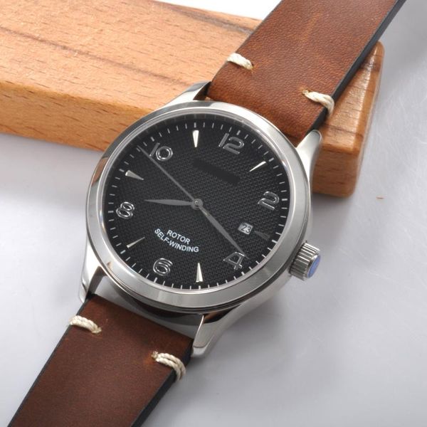 wristwatches 42mm mens watch luxury sapphire crystal black dial calendar date miyota8215 ,seagull 1612 automatic mechanical movement, Slivery;brown
wristwatches 42mm mens watch luxury sapphire crystal black dial calendar date miyota8215 ,seagull 1612 automatic mechanical movement, Slivery;brown
