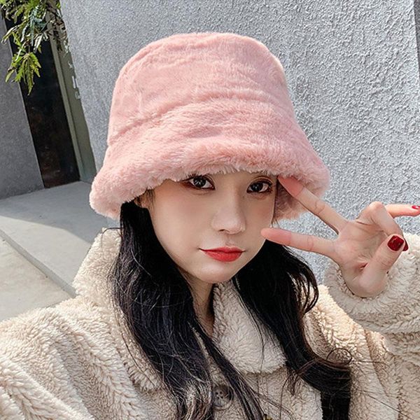 wide brim hats fashion faux fur bucket hat thick plush keep warm winter women outdoor sun solid color woolen ladies panama caps, Blue;gray
wide brim hats fashion faux fur bucket hat thick plush keep warm winter women outdoor sun solid color woolen ladies panama caps, Blue;gray