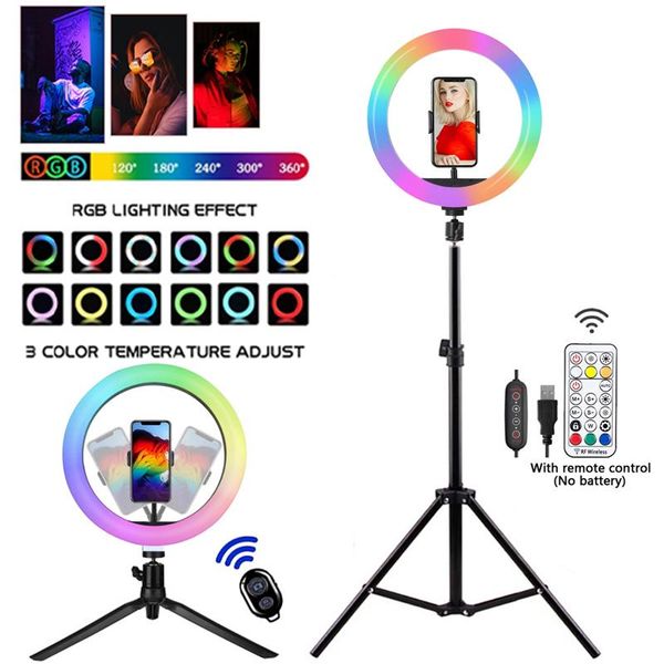 flash heads 10/12inch rgb color fill lighting pography lamp led dimmable ringlamp usb selfie remote ring light for tiktok video live
flash heads 10/12inch rgb color fill lighting pography lamp led dimmable ringlamp usb selfie remote ring light for tiktok video live