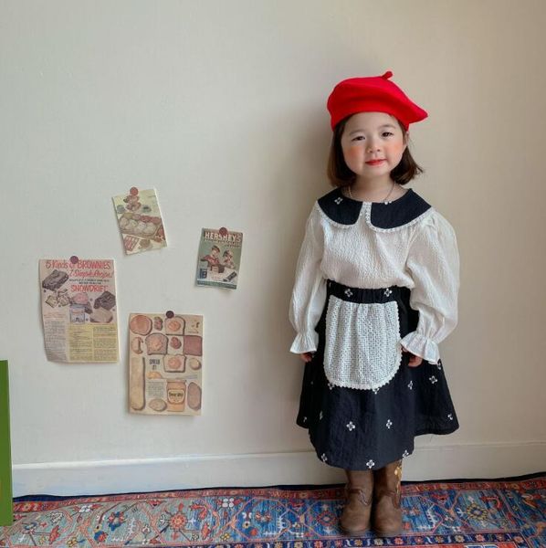 clothing sets 2021 korea style girls 2 pcs set shirt+skirt autumn cotton kids suit 3-8 years wu730, White
clothing sets 2021 korea style girls 2 pcs set shirt+skirt autumn cotton kids suit 3-8 years wu730, White