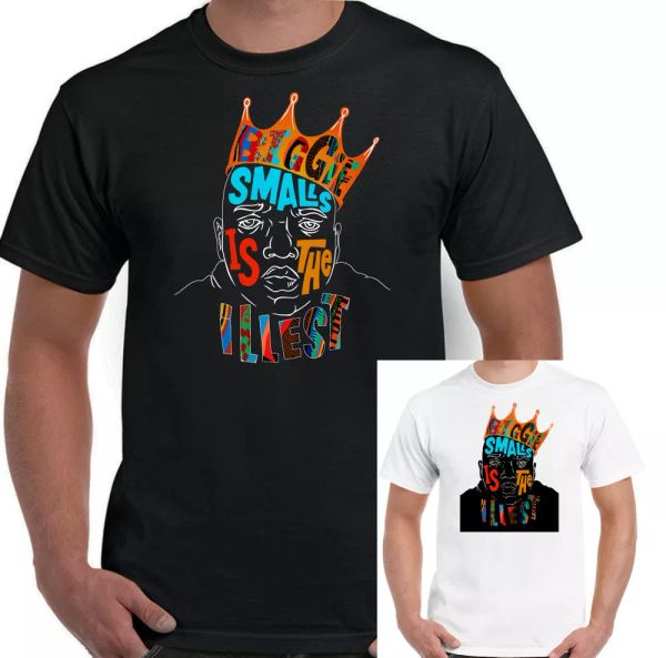 biggie smalls t-shirt is the illest men notorious big rap hip hop music, White;black
biggie smalls t-shirt is the illest men notorious big rap hip hop music, White;black