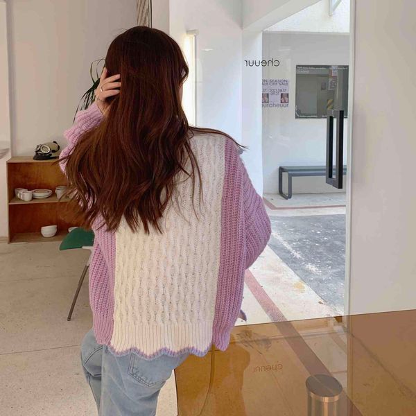 women's sweaters camisola feminina cardigan plus size moda preguiçoso estilo jaqueta solta de manga comprida doce cor-bloqueio camisola, White;black
women's sweaters camisola feminina cardigan plus size moda preguiçoso estilo jaqueta solta de manga comprida doce cor-bloqueio camisola, White;black
