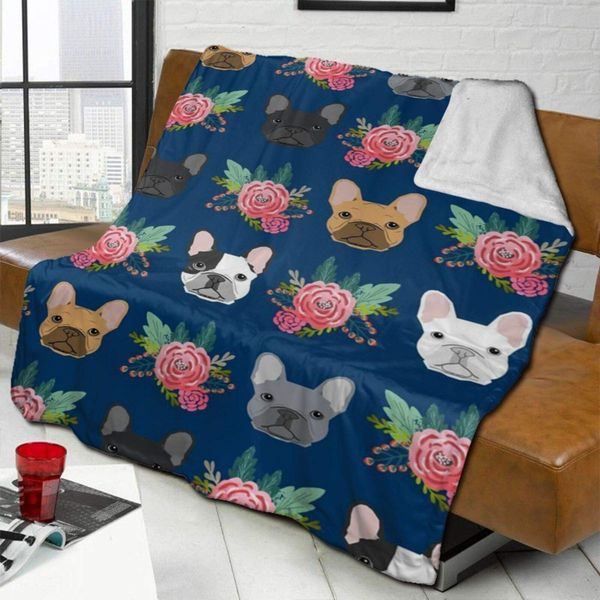 Microfiber Cozy Fleece Blanket, Anti-Pilling King Size Decorative Blanket, French Bulldog Flowers Navy Blue, Throws, for
Microfiber Cozy Fleece Blanket, Anti-Pilling King Size Decorative Blanket, French Bulldog Flowers Navy Blue, Throws, for