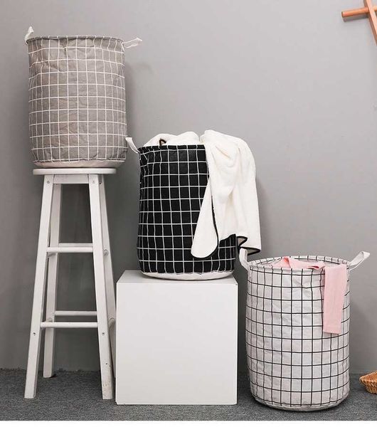 35cmx42cm nordic style folding drawstring port dirty laundry basket for toy clothing storage bucket organizer & organization
35cmx42cm nordic style folding drawstring port dirty laundry basket for toy clothing storage bucket organizer & organization