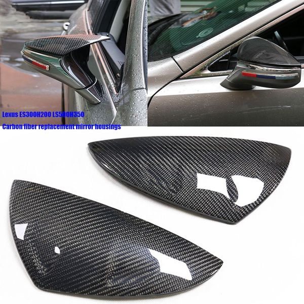 for es300h200 ls500h350 real carbon fiber horn replacement mirror shell cover
for es300h200 ls500h350 real carbon fiber horn replacement mirror shell cover