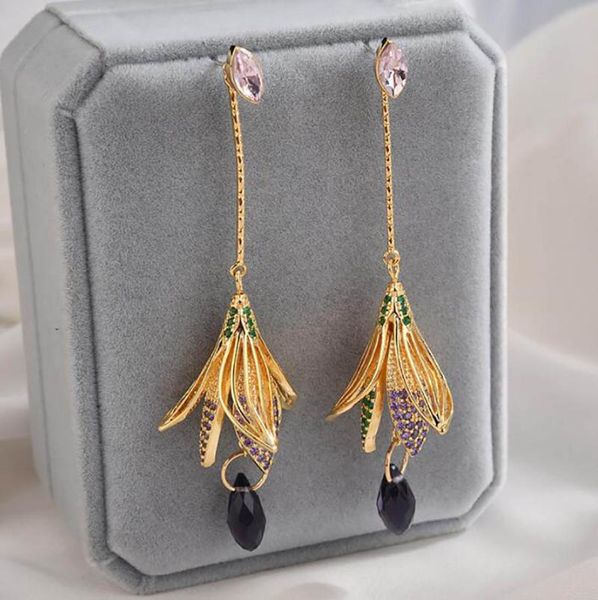 Dangle & Chandelier Luxury Fashion Bride Wedding Earrings Long Morning Glory Elegant Women Tropical Floral Gorgeous Banquet Eardrop, Silver
Dangle & Chandelier Luxury Fashion Bride Wedding Earrings Long Morning Glory Elegant Women Tropical Floral Gorgeous Banquet Eardrop, Silver