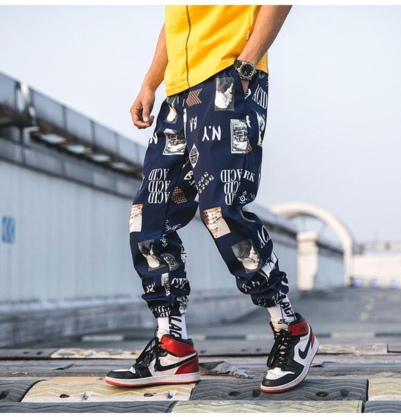 men's pants zogaa 2021 hip hop korean sweatpants male harajuku vintage fashions plus size funny printed streetwear joggers, Black
men's pants zogaa 2021 hip hop korean sweatpants male harajuku vintage fashions plus size funny printed streetwear joggers, Black