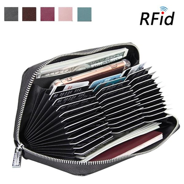 card holders large-capacity second layer cowhide organ holder ladies men's multifunctional zipper long wallet, Brown;gray
card holders large-capacity second layer cowhide organ holder ladies men's multifunctional zipper long wallet, Brown;gray