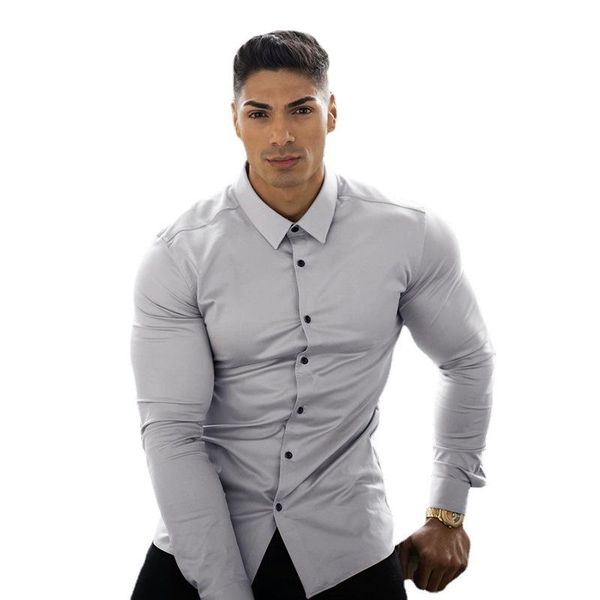men's casual shirts autumn fashion long sleeve shirt men spring slim fit social business dress mens turn-down collar office basic, White;black
men's casual shirts autumn fashion long sleeve shirt men spring slim fit social business dress mens turn-down collar office basic, White;black