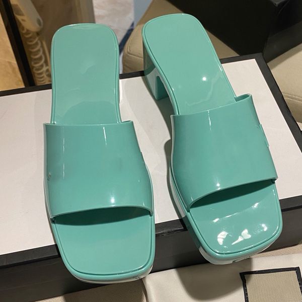 candy color thick heel women slippers fashion square toe high-heeled designer rubber slipper shoes 9 colors size 35-41, Black
candy color thick heel women slippers fashion square toe high-heeled designer rubber slipper shoes 9 colors size 35-41, Black