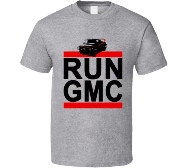 run gmc a team van movie tv rap hip hop t shirt, White;black