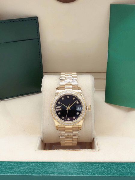 new day-date mechanical movement men's watches 31mm stainless steel automatic mens watches datejust diamond case black dial man mens wa, Slivery;brown
new day-date mechanical movement men's watches 31mm stainless steel automatic mens watches datejust diamond case black dial man mens wa, Slivery;brown