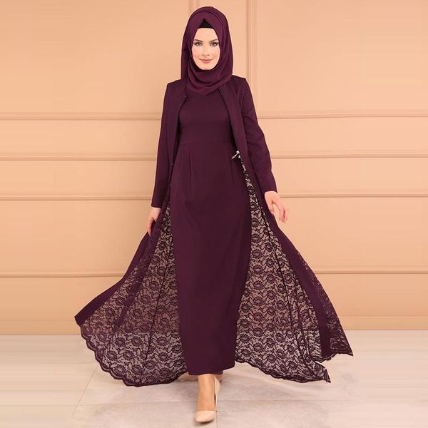 two-piece sets muslim dress and outwear women lace slim fit long sleeve kimono islamic hijab dresses plus size 5xl ethnic clothing, Red
two-piece sets muslim dress and outwear women lace slim fit long sleeve kimono islamic hijab dresses plus size 5xl ethnic clothing, Red
