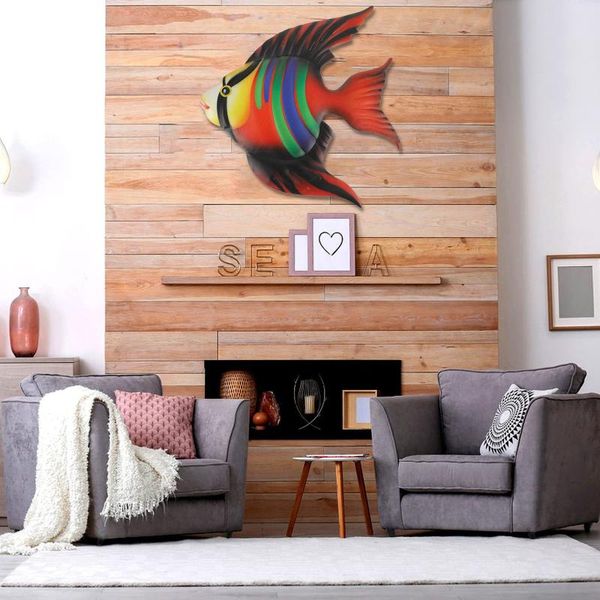 decorative objects & figurines hanging decorations painted metal wall art decoration wrought iron fish ornaments for home living room garden
decorative objects & figurines hanging decorations painted metal wall art decoration wrought iron fish ornaments for home living room garden