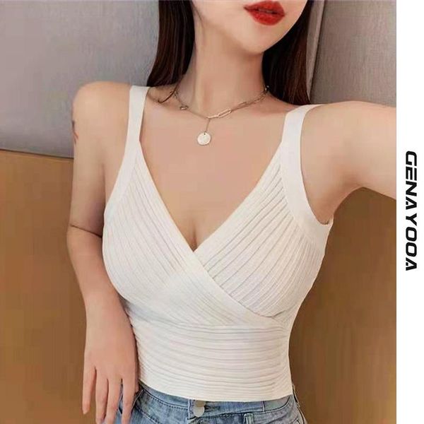 genayooa summer 2021 knitted femme crop women clothes y2k sleeveless cross camis tank korean cropped feminino women's tanks &, White
genayooa summer 2021 knitted femme crop women clothes y2k sleeveless cross camis tank korean cropped feminino women's tanks &, White