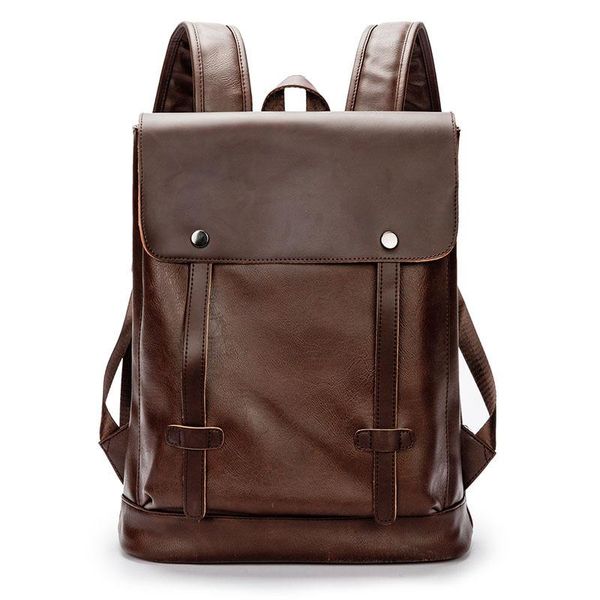 backpack brand men's vintage waterproof pu leather backbag business office lapbag pack multifunction school back male
backpack brand men's vintage waterproof pu leather backbag business office lapbag pack multifunction school back male