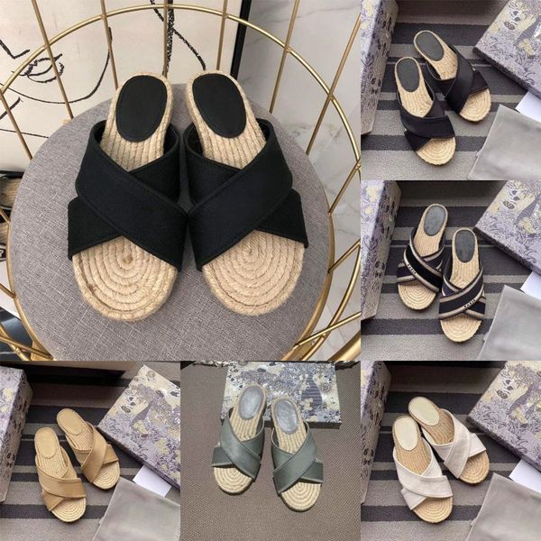 designer women slippers straw embroidery cross sandal lats flip flops shoes summer beach canvas slides bohemian diamond slipper box, Black
designer women slippers straw embroidery cross sandal lats flip flops shoes summer beach canvas slides bohemian diamond slipper box, Black