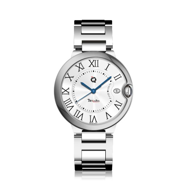 men's automatic mechanical watch requin balloon wsbb silver white stainless steel case strap fashion casual sapphire three-hand calenda, Slivery;brown
men's automatic mechanical watch requin balloon wsbb silver white stainless steel case strap fashion casual sapphire three-hand calenda, Slivery;brown