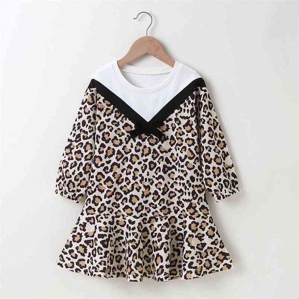 winter arrivals girl dress casual long sleeve o neck patchwork leopard bow cute girls dresses 2-6t 210629, Blue
winter arrivals girl dress casual long sleeve o neck patchwork leopard bow cute girls dresses 2-6t 210629, Blue