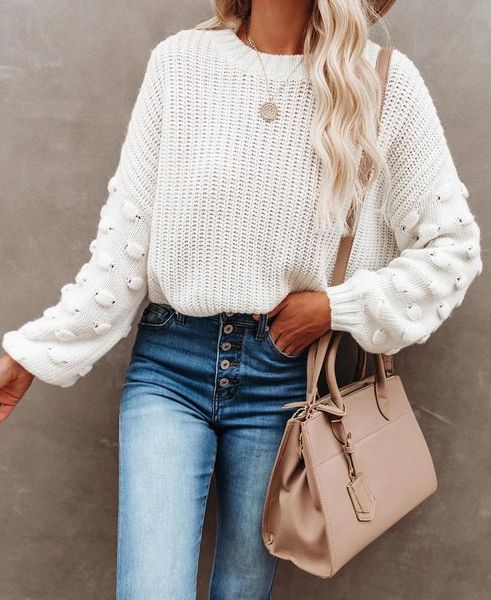 women's sweaters autumn winter fashion knitted jumper clothes 2021 casual women girls loose knitwear clothing sweater, White;black
women's sweaters autumn winter fashion knitted jumper clothes 2021 casual women girls loose knitwear clothing sweater, White;black