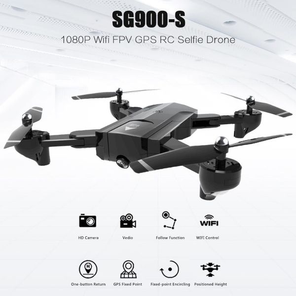 sg900-s fpv rc drone with camera 720p/1080p wifi gps return home follow me altitude hold foldable quadcopter toys drones
sg900-s fpv rc drone with camera 720p/1080p wifi gps return home follow me altitude hold foldable quadcopter toys drones