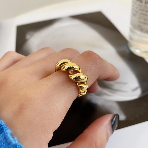 cluster rings 925 sterling silver ring entangled wide big geometric adjustable 18k gold for women elegant fine jewelry, Golden;silver
cluster rings 925 sterling silver ring entangled wide big geometric adjustable 18k gold for women elegant fine jewelry, Golden;silver