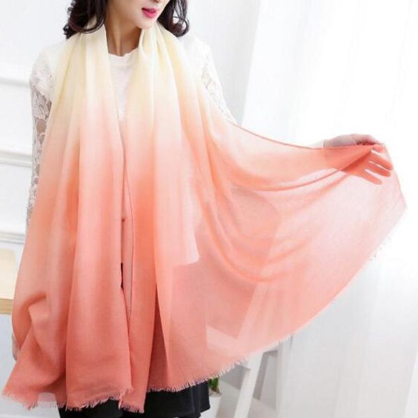 scarves women gradient colors thin section shawl long wrap gifts multicolor accessories, Blue;gray
scarves women gradient colors thin section shawl long wrap gifts multicolor accessories, Blue;gray