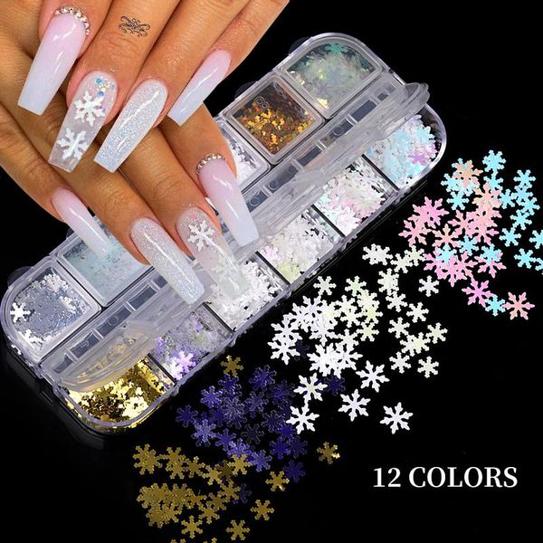 nail glitter white snowflakes uv gel polish sequins art gold red iridescent gradient paillette metallic flake nails accessory, Silver;gold
nail glitter white snowflakes uv gel polish sequins art gold red iridescent gradient paillette metallic flake nails accessory, Silver;gold