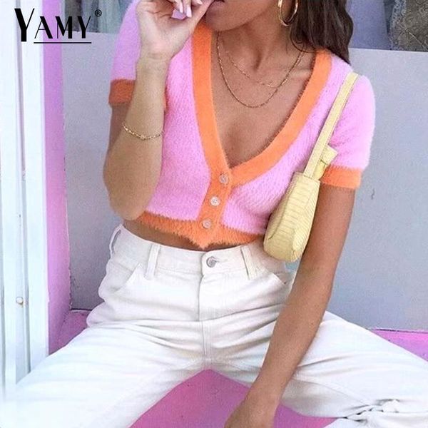 pink cropped cardigan womens sweaters korean crop sweater autumn long sleeve v neck short knitteed kawaii fall women's knits & tees, White
pink cropped cardigan womens sweaters korean crop sweater autumn long sleeve v neck short knitteed kawaii fall women's knits & tees, White