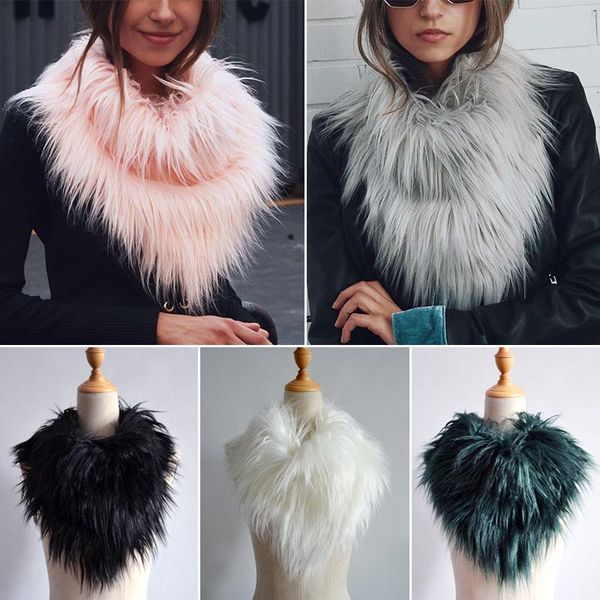 scarves fashion faux fur scarf triangle shawls women wraps neck warmer thick multicolor winter collar, Blue;gray
scarves fashion faux fur scarf triangle shawls women wraps neck warmer thick multicolor winter collar, Blue;gray