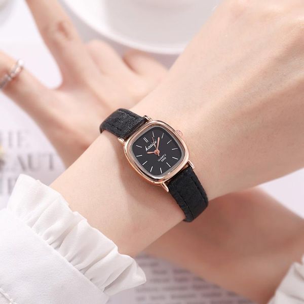 wristwatches 2021 fashion casual ladies watch womens black leather strap square women watches high quality, Slivery;brown
wristwatches 2021 fashion casual ladies watch womens black leather strap square women watches high quality, Slivery;brown
