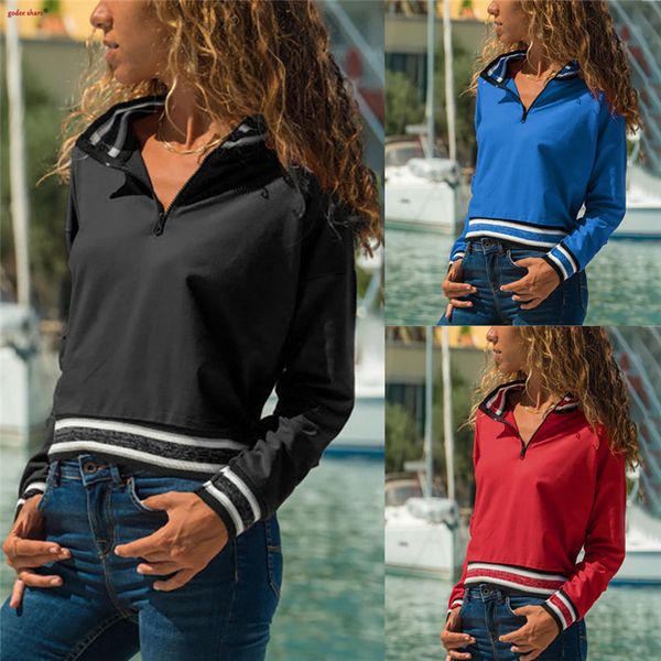 women sweatshirt t shirt autumn long sleeve pullover casual striped all-match femme woman clothing plus size, White
women sweatshirt t shirt autumn long sleeve pullover casual striped all-match femme woman clothing plus size, White