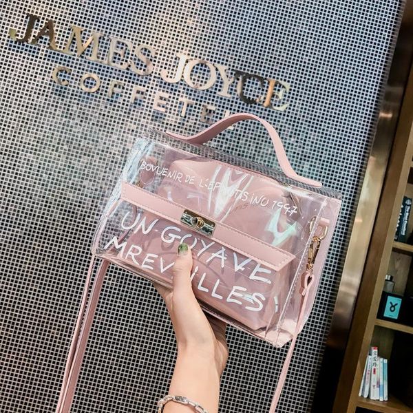 women's bag, korean version, transparent inner fashionable and versatile girl's straddle single shoulder bag waist bags
women's bag, korean version, transparent inner fashionable and versatile girl's straddle single shoulder bag waist bags