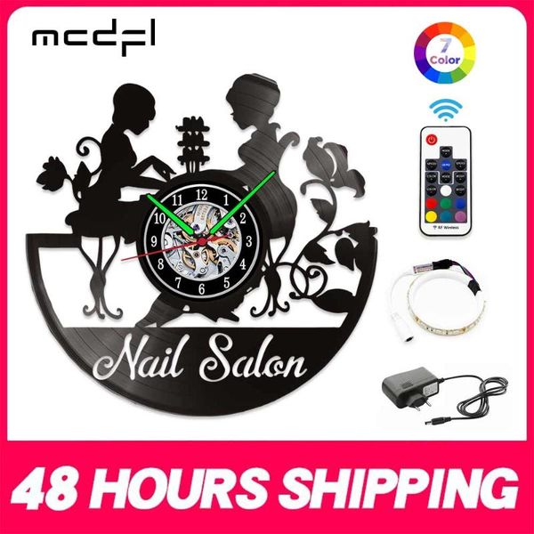nail salon decor record clock wall watches home shop business sign art night light led 12 inch clocks
nail salon decor record clock wall watches home shop business sign art night light led 12 inch clocks