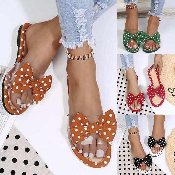 slippers transparent women sandals bow-knot jelly shoes summer sweet peep toe flat beach flip flops for ladies, Black
slippers transparent women sandals bow-knot jelly shoes summer sweet peep toe flat beach flip flops for ladies, Black