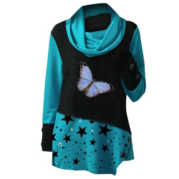 women's hoodies & sweatshirts women winter 2021 butterflies print casual fashion patchwork loose long sleeve pullovers collar sweatshir, Black
women's hoodies & sweatshirts women winter 2021 butterflies print casual fashion patchwork loose long sleeve pullovers collar sweatshir, Black
