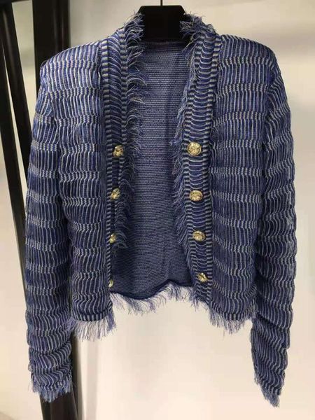women's jackets 2021 autumn winter jacket fashion design double breasted knitted coat women, Black;brown
women's jackets 2021 autumn winter jacket fashion design double breasted knitted coat women, Black;brown
