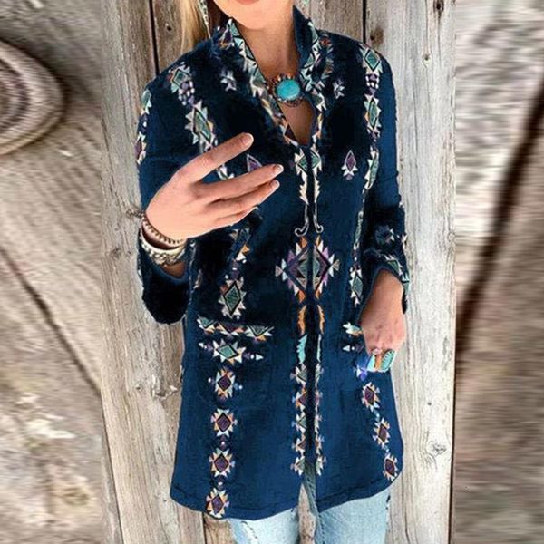 women's blouses & shirts plus size fashion vintage print blouse pockets v-neck casual autumn winter ladies female women long sleeve bl, White
women's blouses & shirts plus size fashion vintage print blouse pockets v-neck casual autumn winter ladies female women long sleeve bl, White