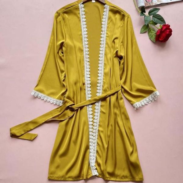 women's sleepwear kimono robe gown summer satin wedding party loungewear thin ing with belt loose intimate lingerie zspl, Black;red
women's sleepwear kimono robe gown summer satin wedding party loungewear thin ing with belt loose intimate lingerie zspl, Black;red