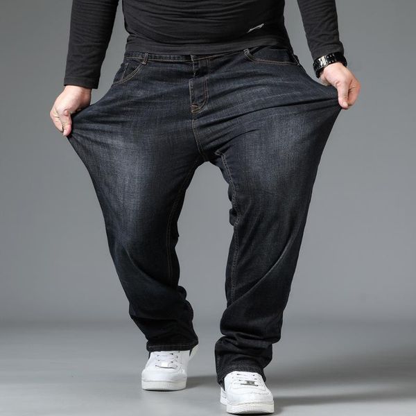 men's jeans casual pants men clothing streetwear trend brand plus size trousers male breathable fat loose, Blue
men's jeans casual pants men clothing streetwear trend brand plus size trousers male breathable fat loose, Blue