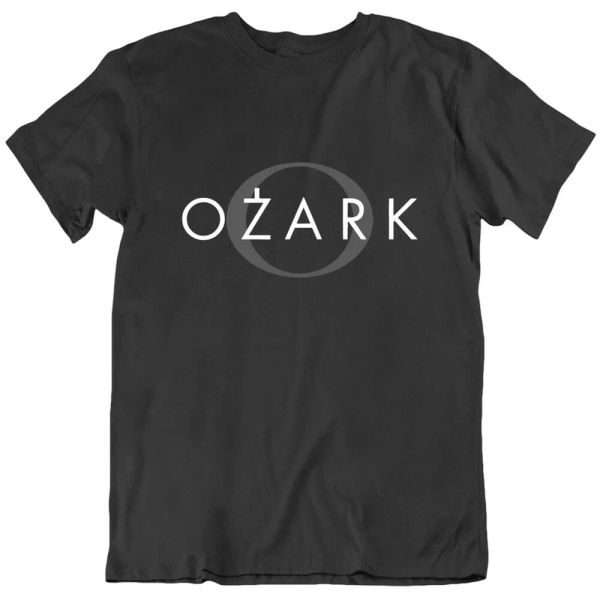 ozark series fan t shirt, White;black