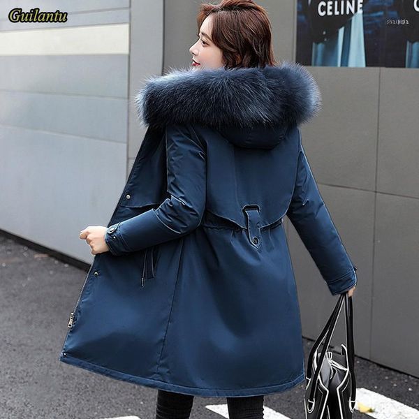 guilantu winter parkas women jacket coat thick wool liner cotton padded parka mujer plus size slim fur hooded long coats female1, Black
guilantu winter parkas women jacket coat thick wool liner cotton padded parka mujer plus size slim fur hooded long coats female1, Black