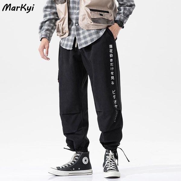 markyi 2021 autumn harem joggers men cargo pants streetwear plus size 5xl fashion male harajuku trousers men's, Black 
markyi 2021 autumn harem joggers men cargo pants streetwear plus size 5xl fashion male harajuku trousers men's, Black