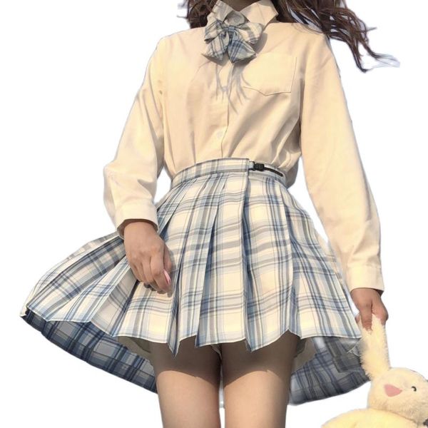 skirts summer pleated white mini skirt women japanese school uniform high waist cute plaid 2021 jk students, Black
skirts summer pleated white mini skirt women japanese school uniform high waist cute plaid 2021 jk students, Black