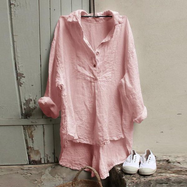 women's blouses & shirts lugentolo linen women fall fashion v-neck long sleeve shirt solid color pullover for, White
women's blouses & shirts lugentolo linen women fall fashion v-neck long sleeve shirt solid color pullover for, White